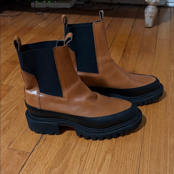 New allsaints Harlee lug sole Chelsea boot sz 8 - Picture 2 of 4